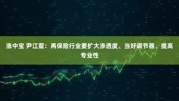 涨中宝 尹江鳌：再保险行业要扩大渗透度、当好调节器、提高专业性
